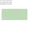 officio Trennstreifen, RC-Karton 170 g/m², 105 x 240 mm, grün, 100 Stück