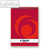 Herlitz Spiralnotizblock x.book, DIN A5, kariert, 50 Blatt, 00110536