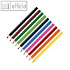 Herlitz Buntstifte lackiert Jumbo, hexagonal, 10 Stifte sortiert, 300000653